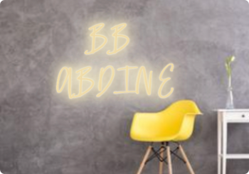 Custom text: BB 
                         ABDINE