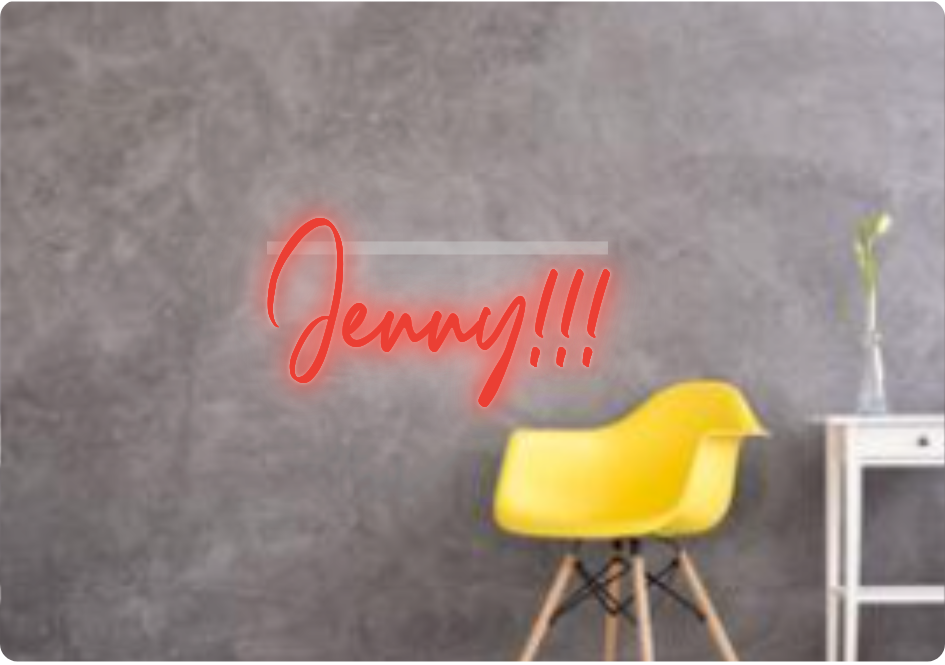 Custom text: Jenny!!!