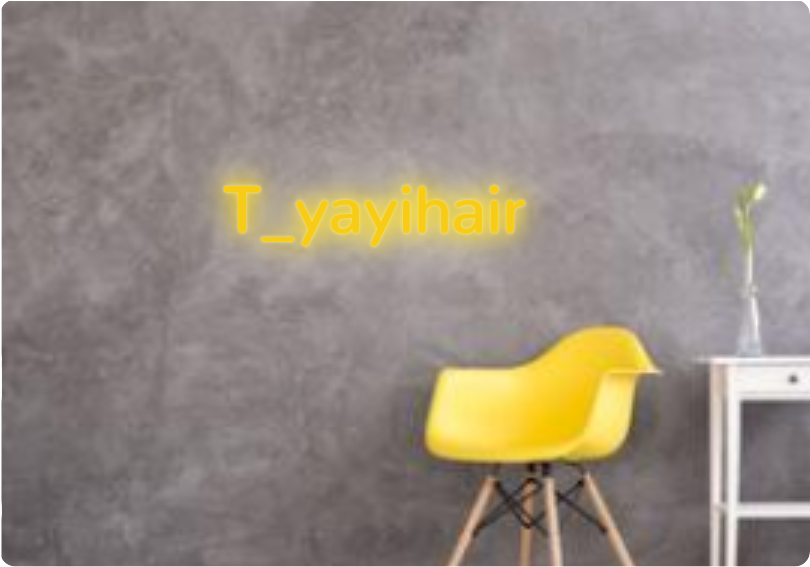 Custom text: T_yayihair