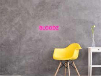 Custom text: BLOODZ