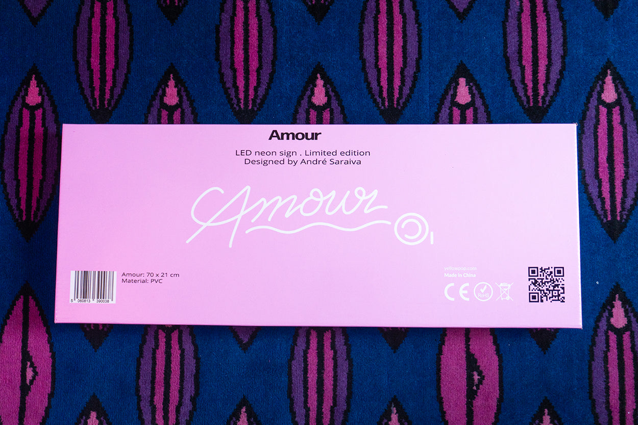 Amour © by André Saraiva - LED-Neonzeichen