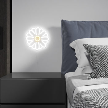 Tripping Daisy, Zeichen aus Neon-LEDs