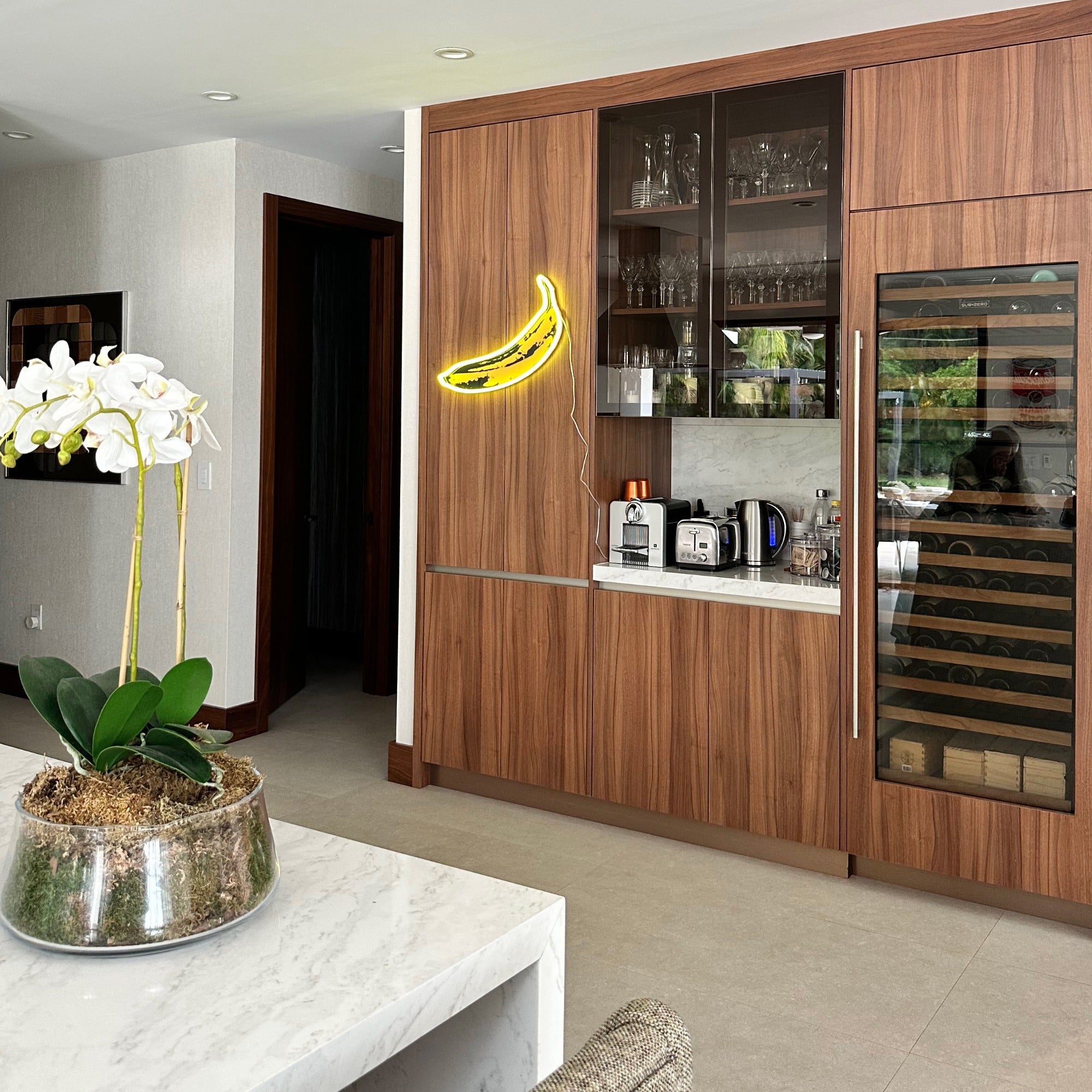 Banana by Andy Warhol - Neon-LED-Zeichen