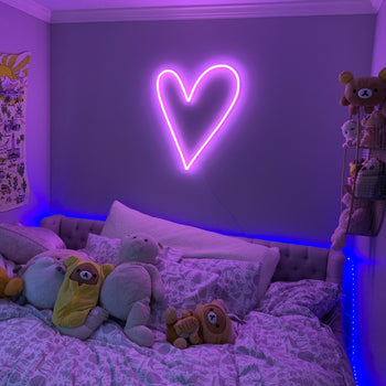 Big Big Heart (Sehr großes Herz), LED-Neonzeichen