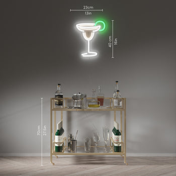 Margarita - Zeichen aus Neon-LEDs