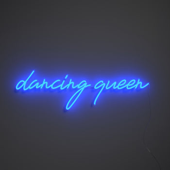 Dancing Queen, Zeichen aus Neon-LEDs