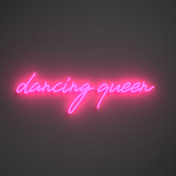 Dancing Queen, Zeichen aus Neon-LEDs