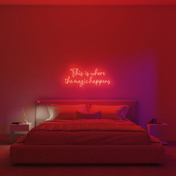 This is where the magic happens - LED-Neonzeichen