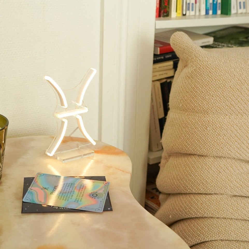 Fische, Zeichen in Neon LED