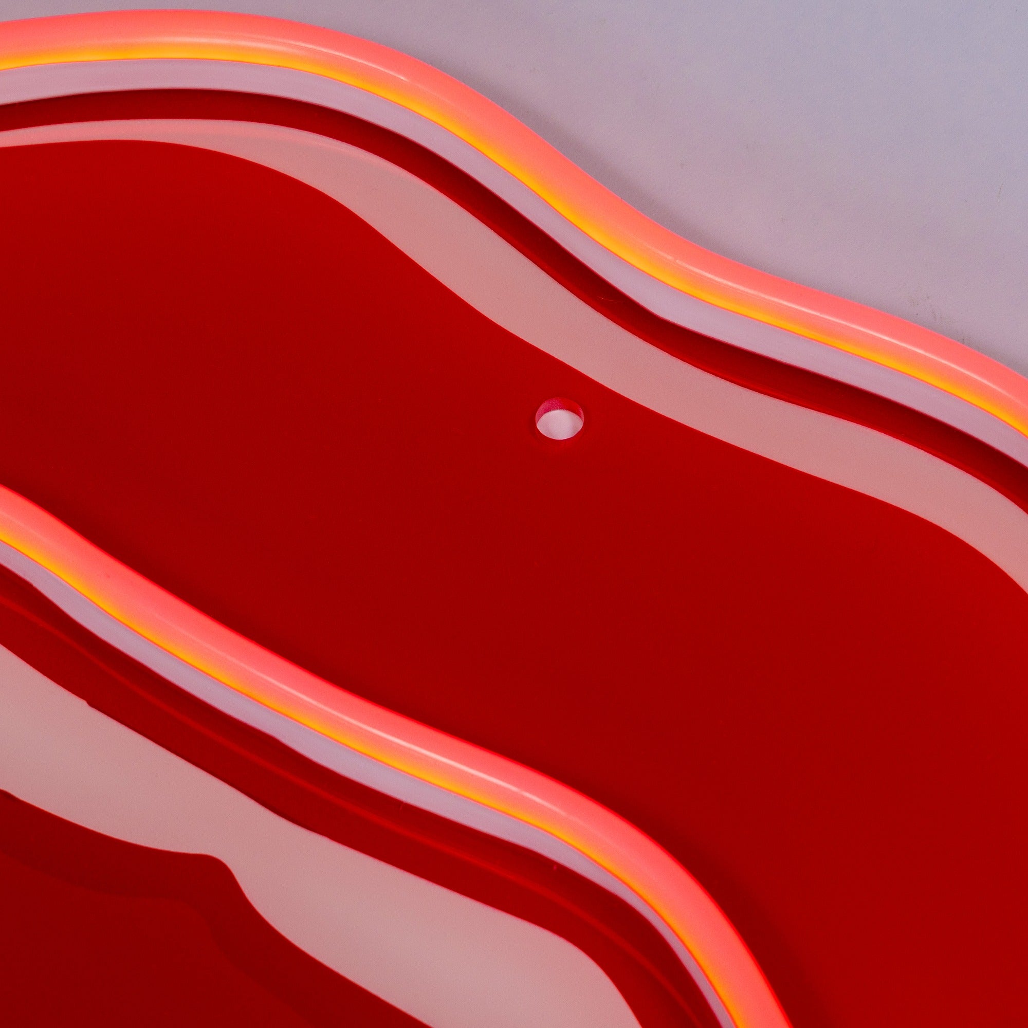 Red Lips by Tom Wesselmann, Neon-LED-Zeichen