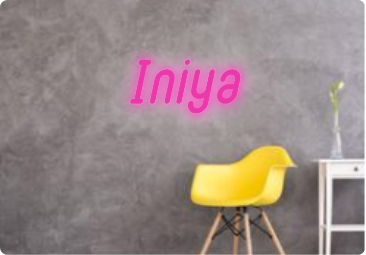 Custom text: Iniya