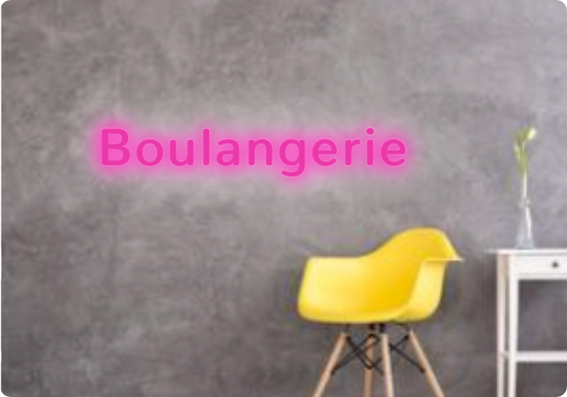 Custom text: Boulangerie