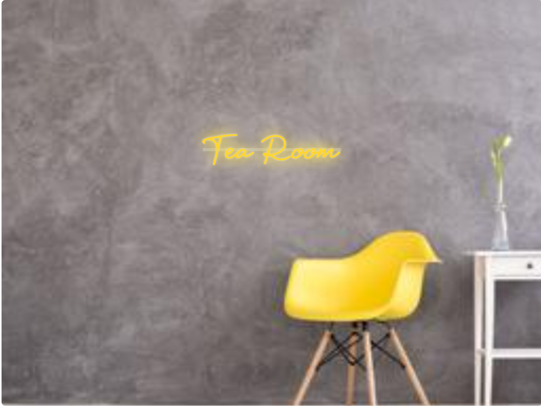 Custom text: Tea Room