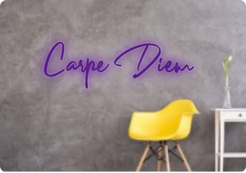 Custom text: Carpe Diem
