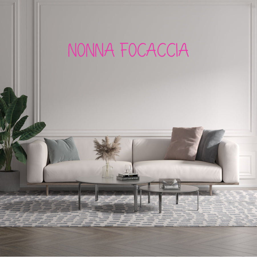 Custom text: NONNA FOCACCIA