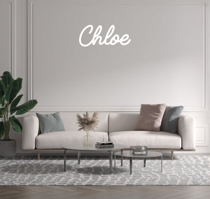 Custom text: Chloe