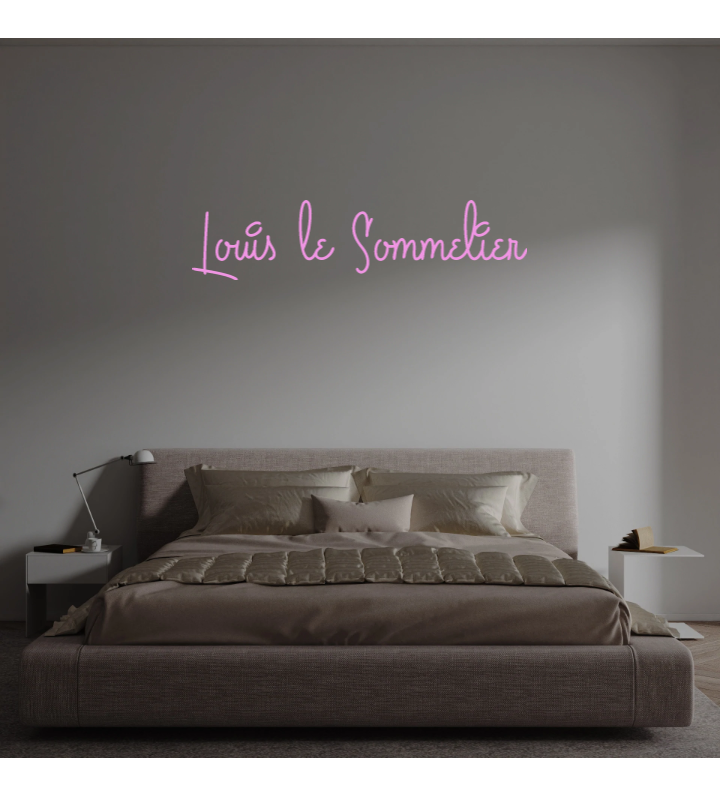 Custom text: Louis le Sommelier