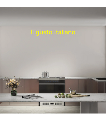 Custom text: Il gusto italiano