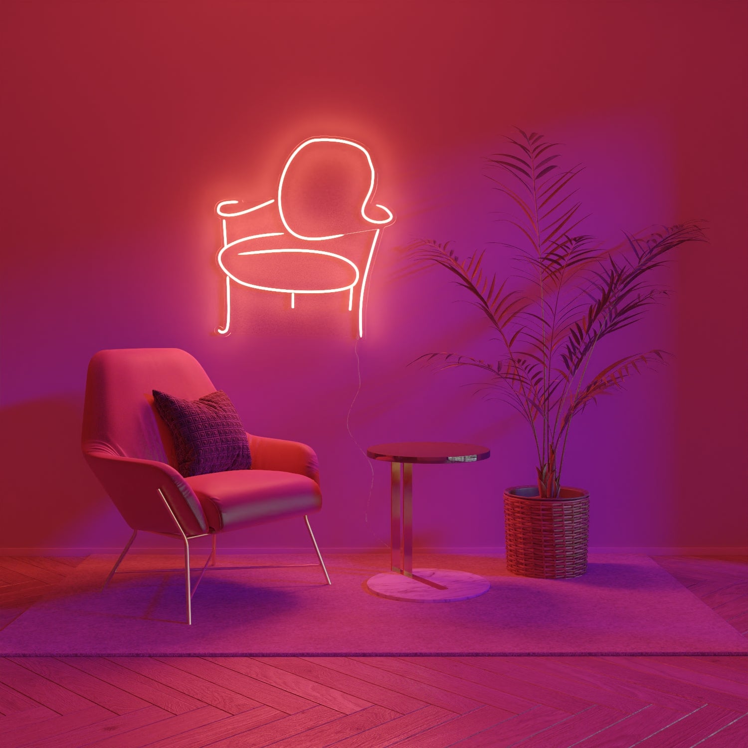 Anna by Clara Bergel - Zeichen aus Neon-LEDs