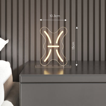 Fische, Zeichen in Neon LED