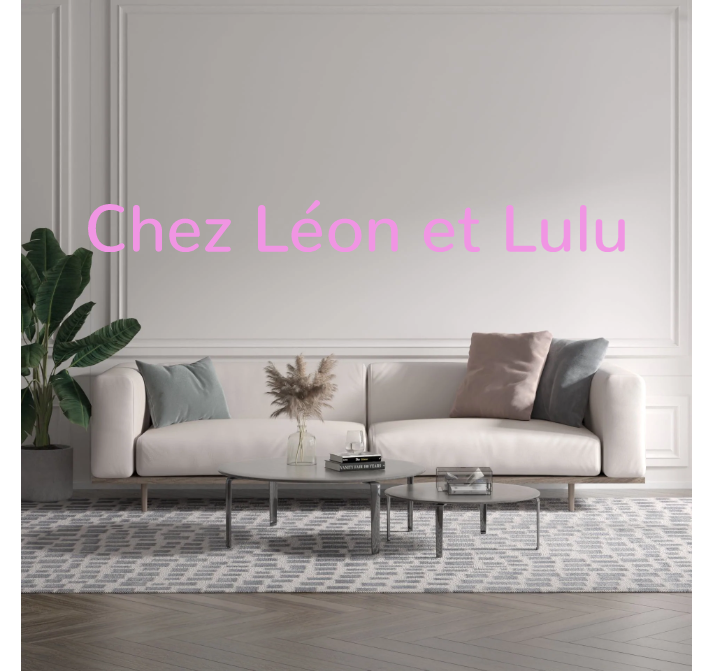 Custom text: Chez Léon et Lulu
