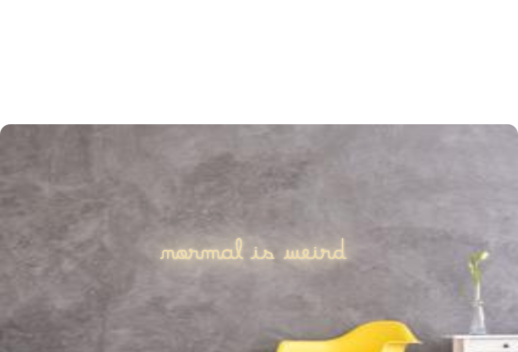 Custom order: normal is weird