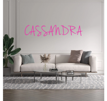 Custom text: CASSANDRA