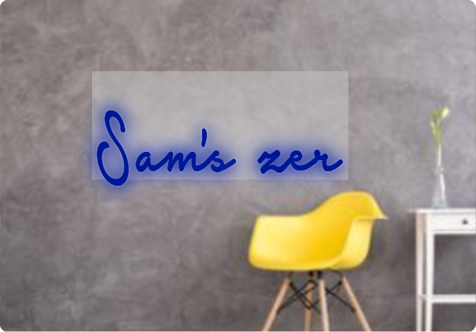 Benutzerdefinierter Text: Sam