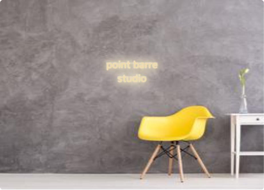 Custom order: point barre
studio