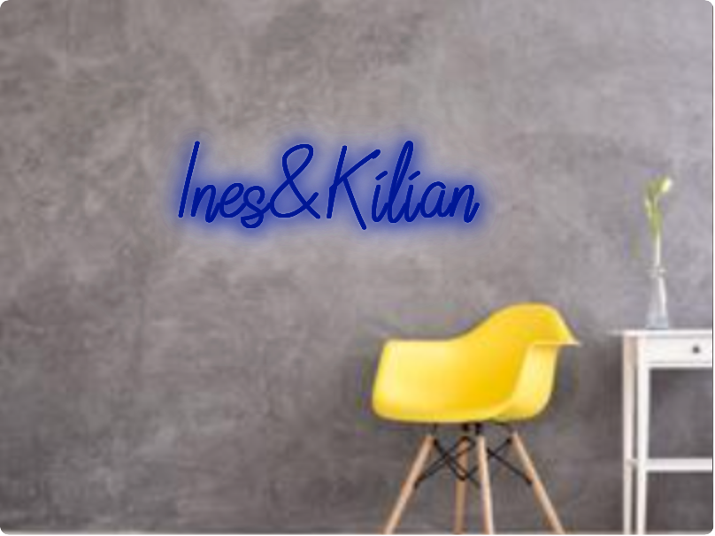 Custom text: Ines&Kilian