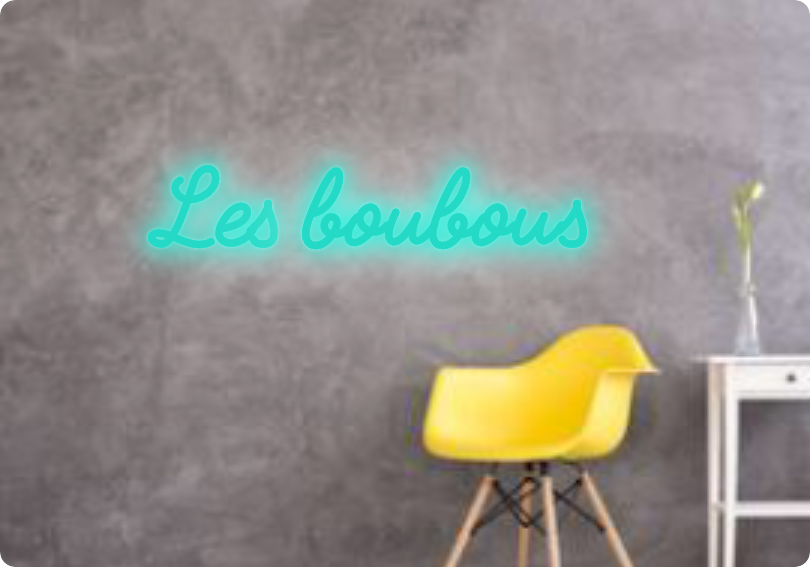 Custom text: Die Boubous