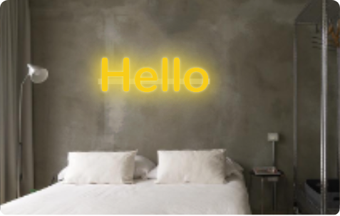 Benutzerdefinierter Text: Hello