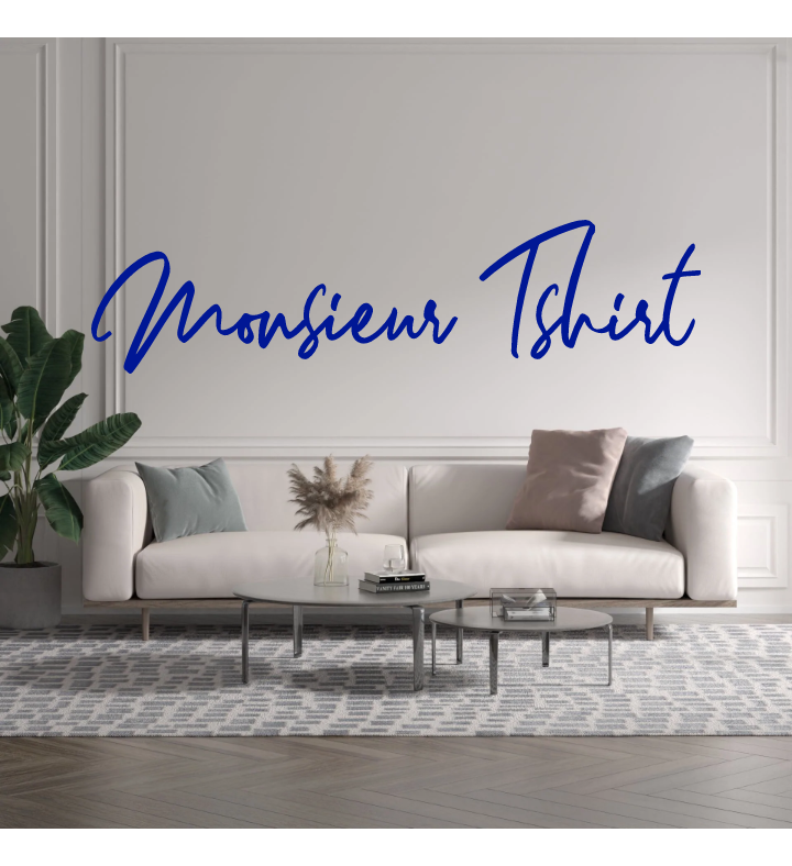 Custom text: Monsieur Tshirt