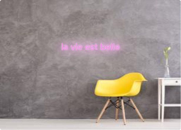 Custom order: la vie est belle