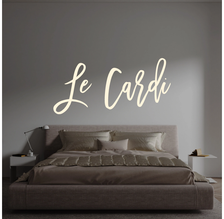 Custom text: Le Cardi