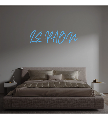 Custom text: LE PAON