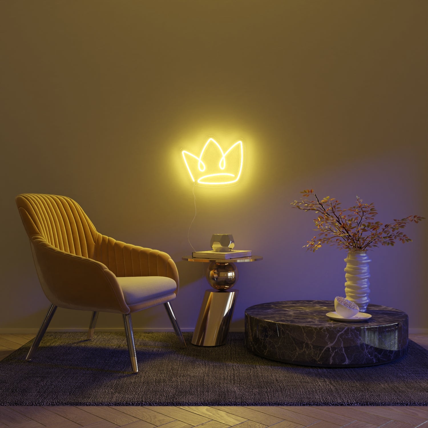 The Crown - Zeichen aus LED-Neon