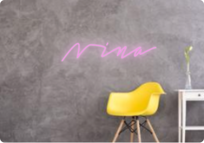 Custom text: Nina