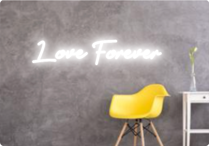 Custom text: Love Forever