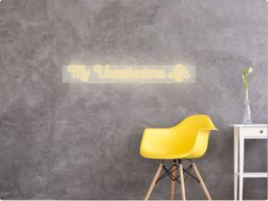 Custom text: My Unorthodoxe Life