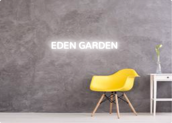 Custom text: EDEN GARDEN
