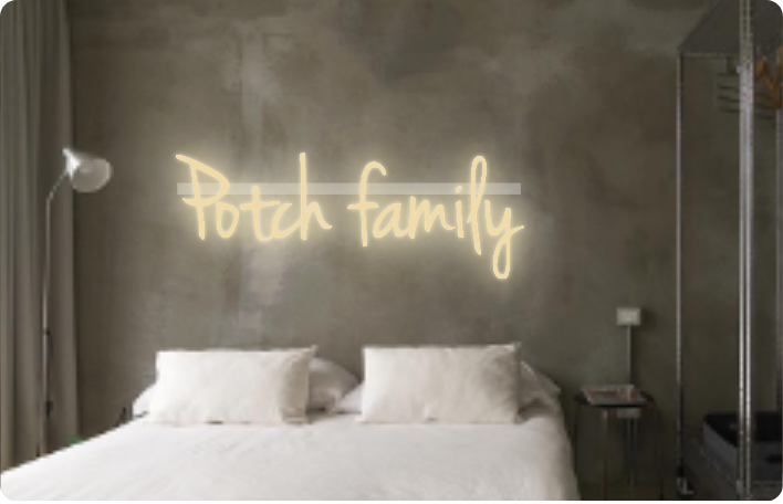 Custom text: Potch family