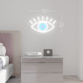 Lucky Eye - Neon-LED-Zeichen