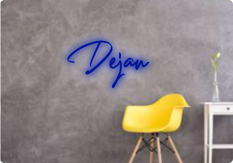 Custom text: Dejan