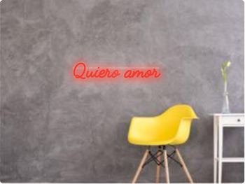Custom text: Quiero amor