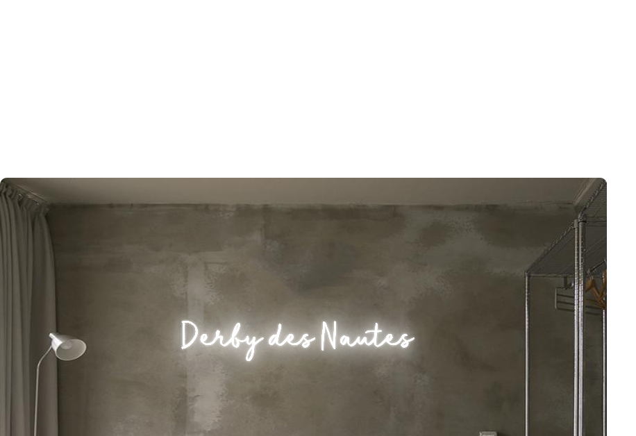 Custom text: Derby des Nautes