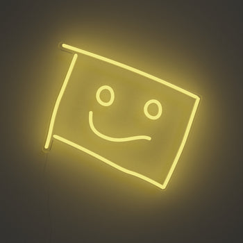 Hip to Be Square, Zeichen aus Neon-LEDs