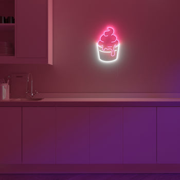 Soft serve (Ice cream), LED-Neonzeichen