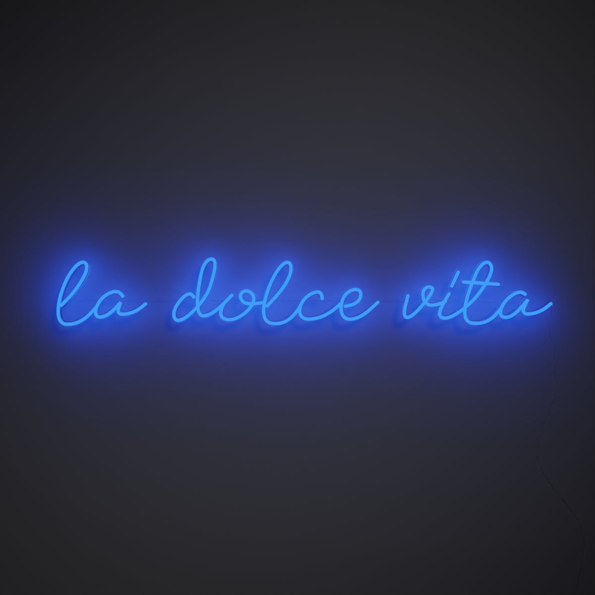 La dolce vita, Zeichen in Neon-LEDs