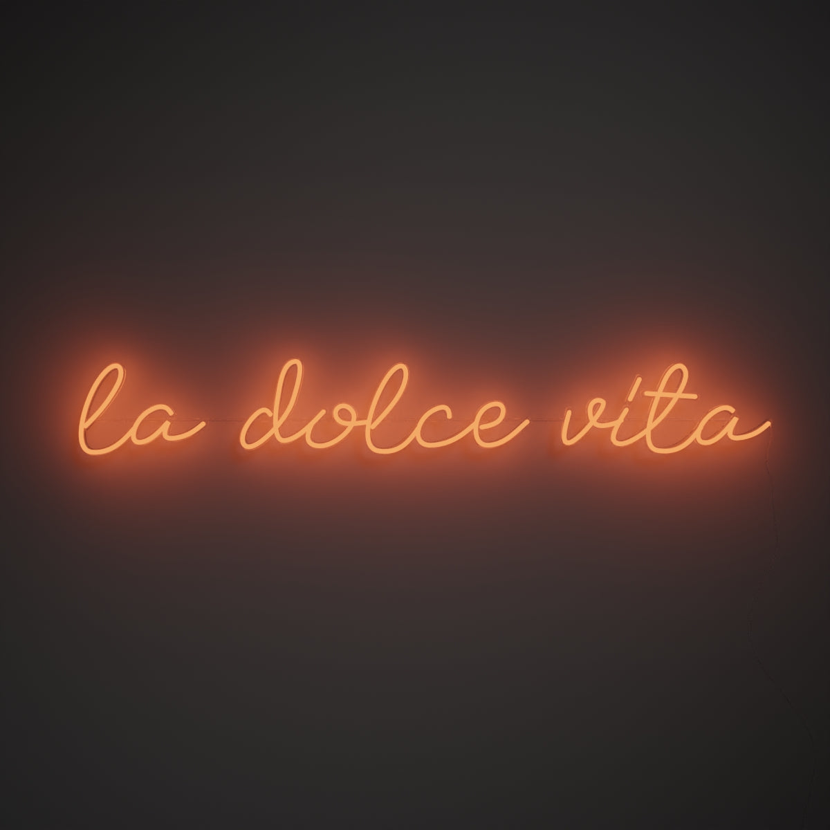 La dolce vita, Zeichen in Neon-LEDs